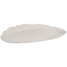Load image into Gallery viewer, Scalloped Serving Oval