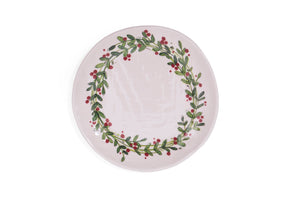 Christmas Wreath Salad Plate