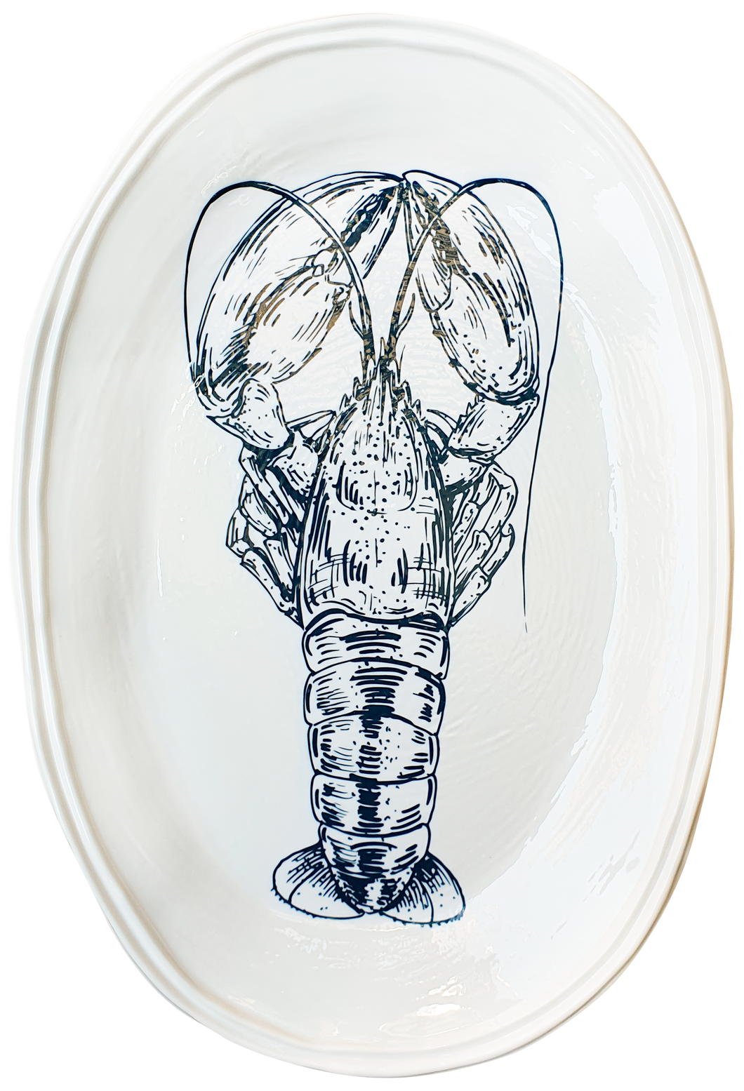 Lobster Double Line Large Oval