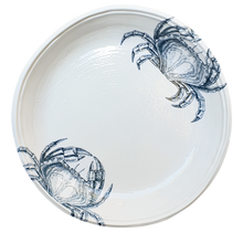 Load image into Gallery viewer, Crab Double Line Pasta Serving Bowl
